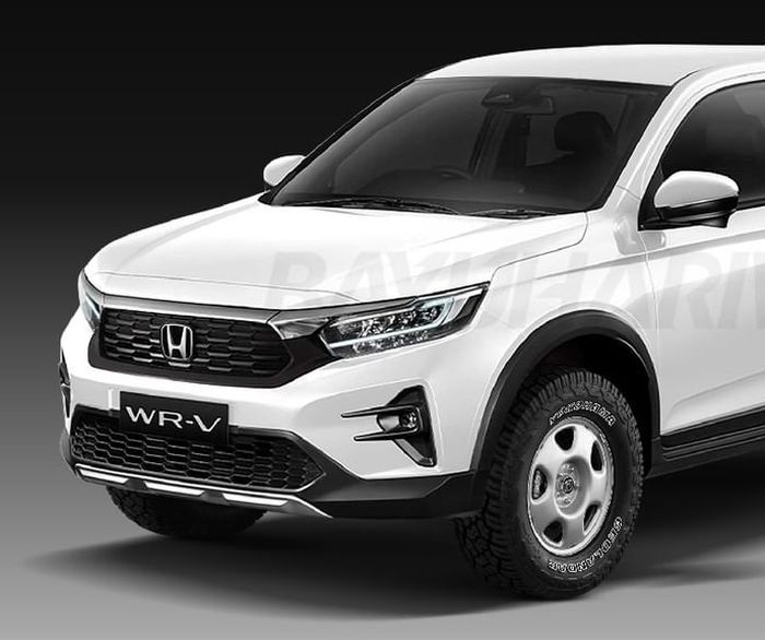 Digital modifikasi Honda WR-V tampil maskulin modal ubah pelek dan ban