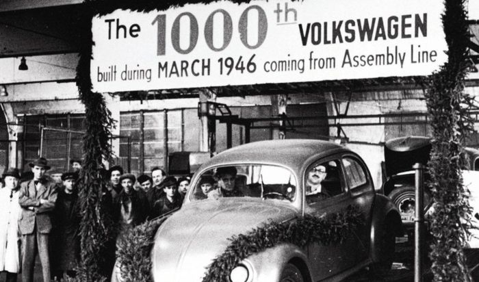 Volkswagen merayakan produksi Beetle yang ke-1000