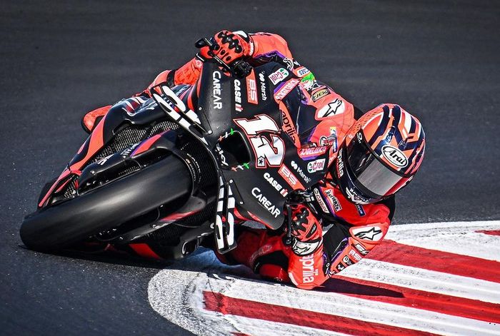 Maverick Vinales berhasil podium kedua di MotoGP Mandalika 2023