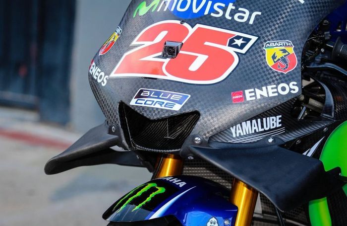 Aero fairing baru Yamaha di tes Valencia 2017 lalu