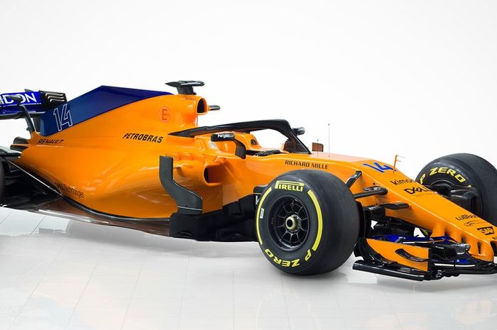 Mobil McLaren MCL33 untuk musim balap F1 2018 diluncurkan Jumat (23/2/2018)