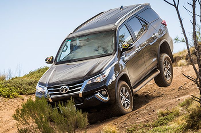 Ilustrasi melewati jalan menurun