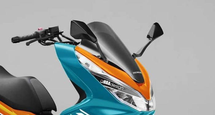Honda PCX dengan livery NSR150SP