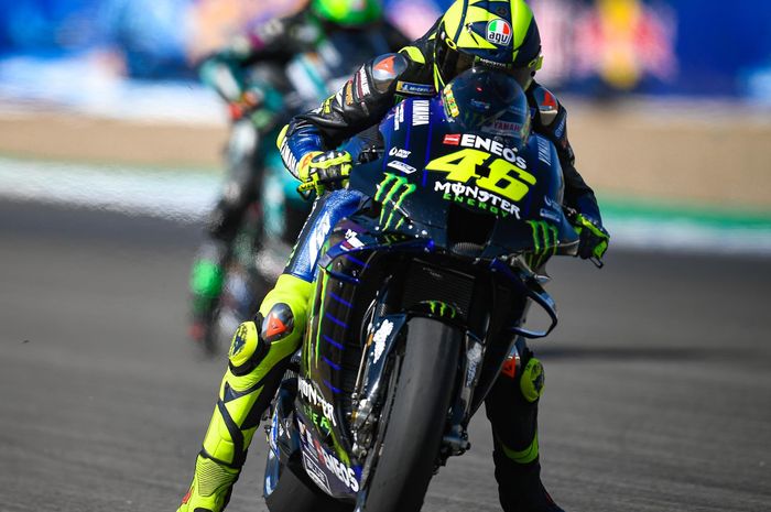 Setelah mengubah setelan motornya, Valentino Rossi tampil baik dan melesat di sesi FP1 MotoGP Andalusia 2020