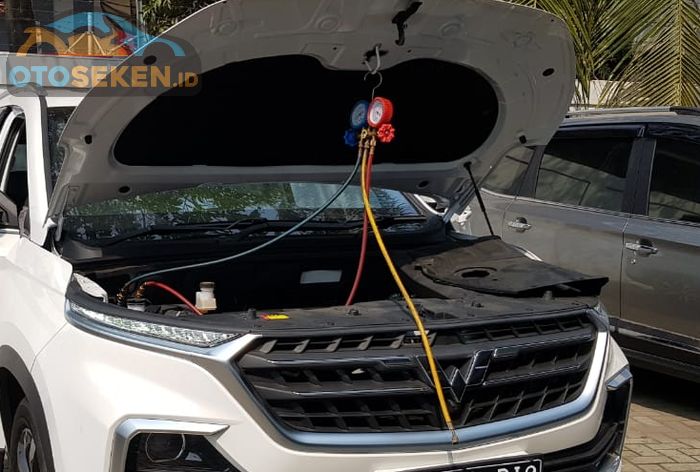 Wuling Almaz yang Mengalami Kerusakan AC Mobil