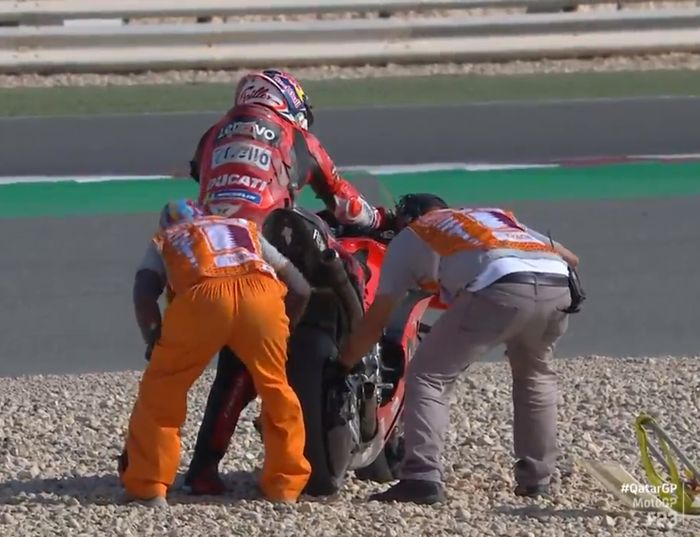 Jack Millerr menjadi pembalap pertama yang crash di sesi FP3 MotoGP Qatar 2021