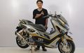 Yamaha NMAX Pelek & Cakram Buatan, Airbrush Gundam, Jawara Customaxi