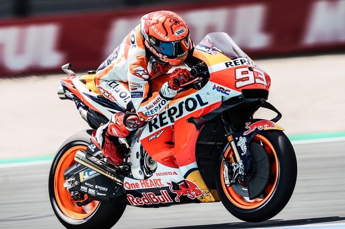Marc Marquez gagal naik podium di balapan MotoGP Belanda 2021
