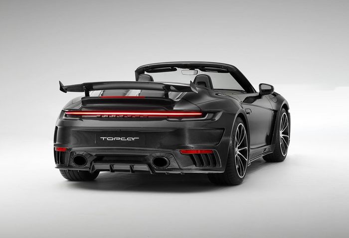 Modifikasi Porsche 911 Cabriolet tampil eksotis dengan bodi full serat karbon
