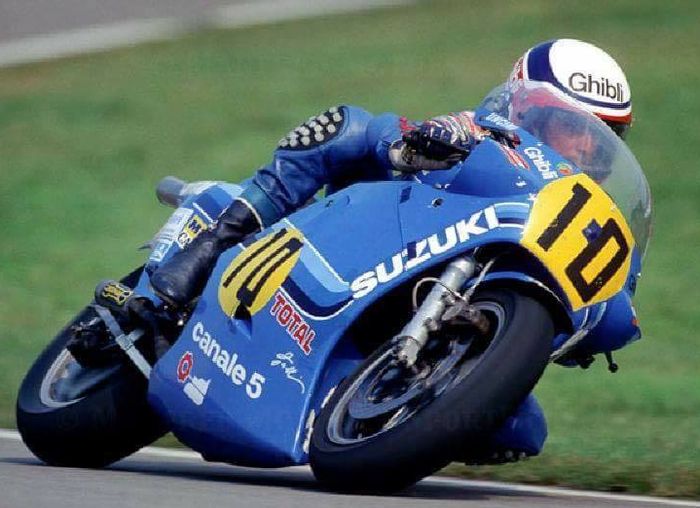 Dominasi Suzuki berlanjut ke 1982, Tetapi bukan Luchinelli lagi yang menjadi juara dunia, melainkan Franco Uncini