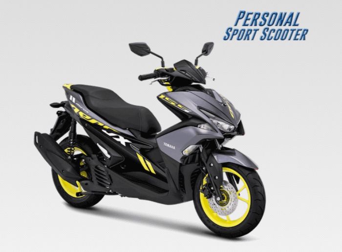 Yamaha Aerox salah satu motor yang enggka pakai behel belakang