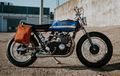Cita Rasa Klasik Kawasaki KZ400 Custom Bobber-Scrambler