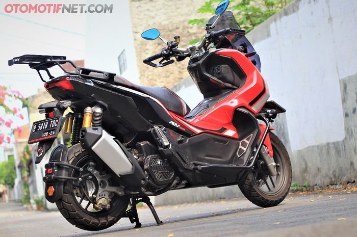 Honda ADV 150 pasang mud guard, tampilan lebih adventure dan motor lebih bersih