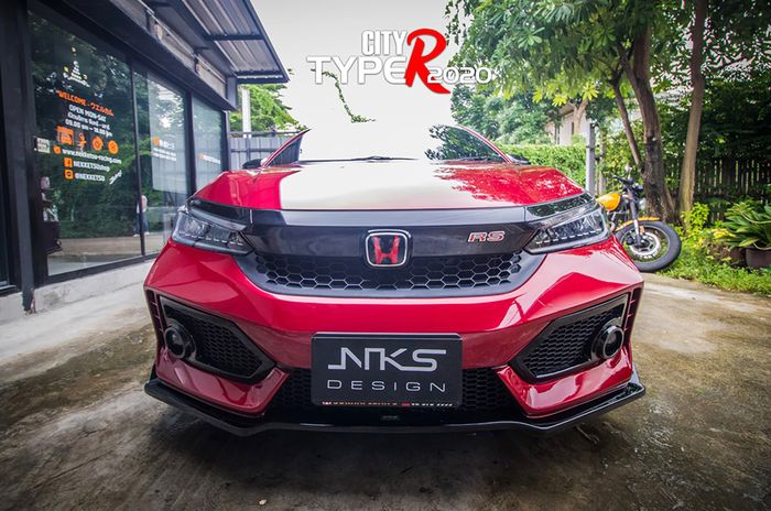 Modifikasi All New Honda City dikemas bertampang Civic Type R