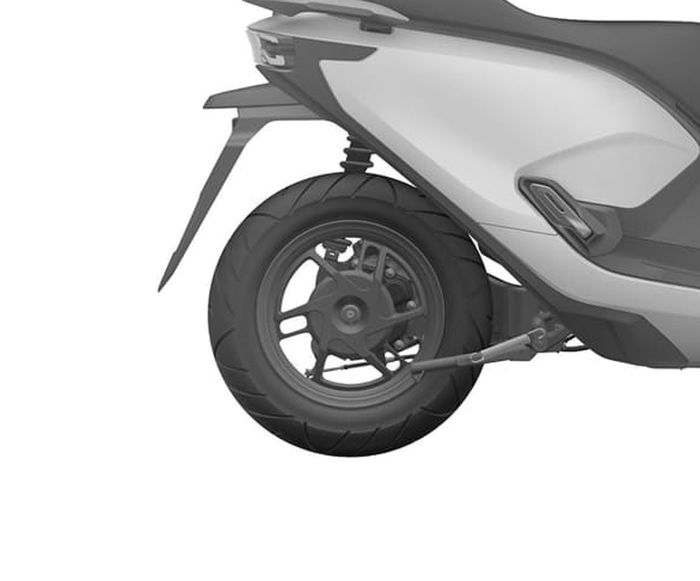 Honda SC e: ce si massal pakai pelek 12 inci dengan palang 6