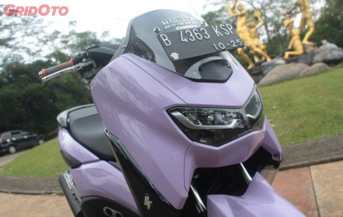 Yamaha All New NMAX repaint bodi ungu lilac