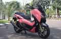 Yamaha All New NMAX Manis Manja Berjubah Peach Dikombo Aksesori Racing