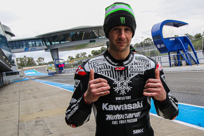 Juara dunia Superbike lima kali Jonathan Rea dalam tes pramusim WorldSBK 2020 di Jerez