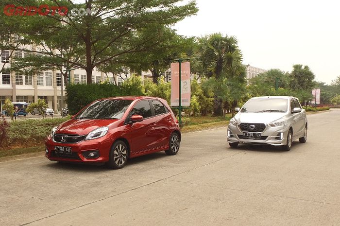 Komparasi Small Hatchback Honda Brio RS VS Datsun GO T Active