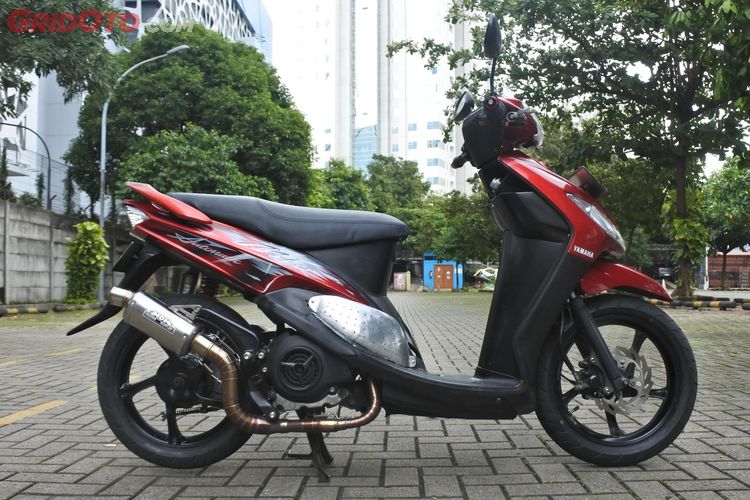 Modifikasi Motor Mio Jadul : Pakai Komponen Aftermarket Kelas Wahid