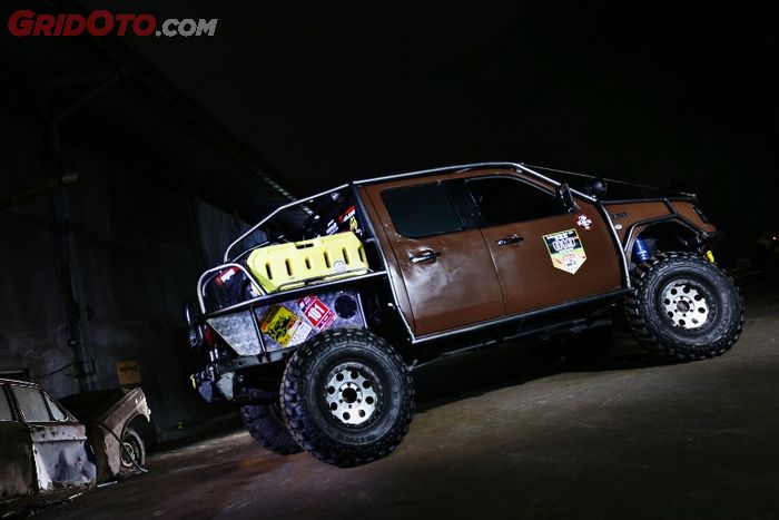 Modifikasi Ford Ranger Bobtail, bagian bak dibuang agar departure angle lebih bagus