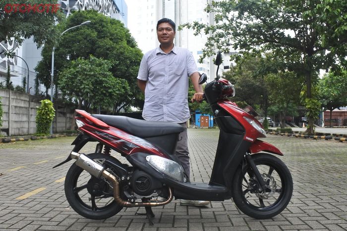 Marcell, sang pemilik MIO 'siluman' Sporty 2 silinder