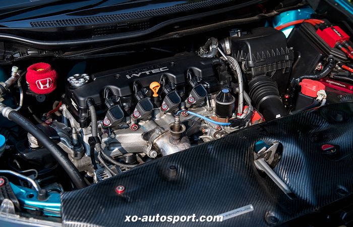 Mesin modifikasi Honda Civic FB kena upgrade minimalis biar makin bengis