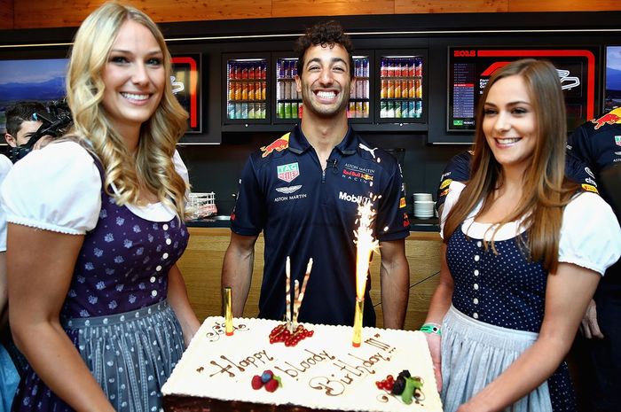 Daniel Ricciardo berulang tahun ke-29 bertepatan dengan F1 Austria 2018
