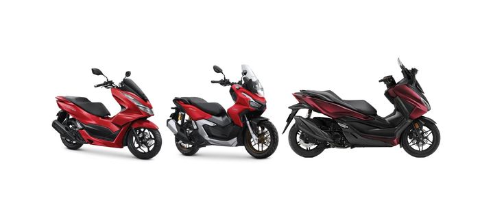 Honda PCX 160, ADV 160 dam Forza 250 belum pakai rangka esaf