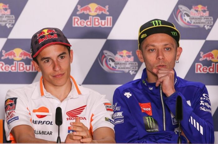 Marc Marquez dan Valentino Rossi