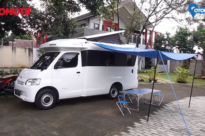 Daihatsu Gran Max motorhome garapan The Majesty Kirana Motorhome