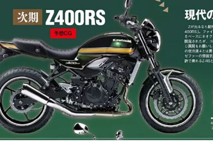 Renderan desain Kawasaki Z400RS