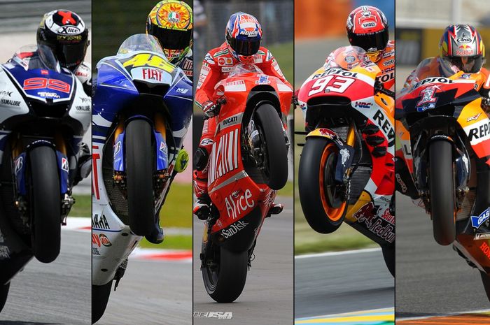 Era MotoGP akan menginjak 18 tahun, ternyata hanya ada 5 pembalap yang pernah merasakan gelar juara dunia