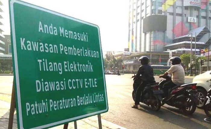 Ilustrasi daerah dengan kebijakan Tilang Elektronik ETLE