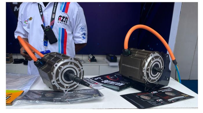 Motor listrik yang dipakai bertipe mid drive