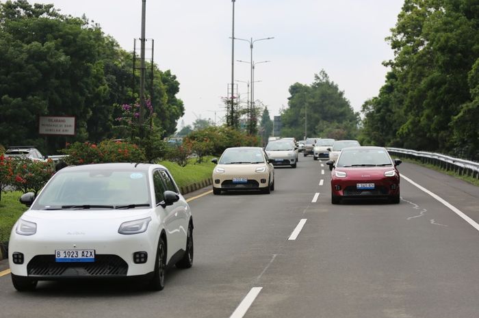 Ilustrasi mobil listrik Aion UT