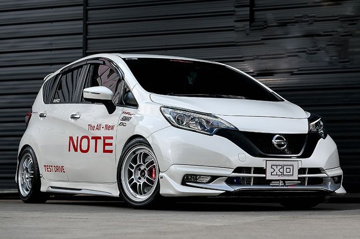 Modifikasi Nissan Note e-Power dandan racing garapan TKF Racing, Thailand
