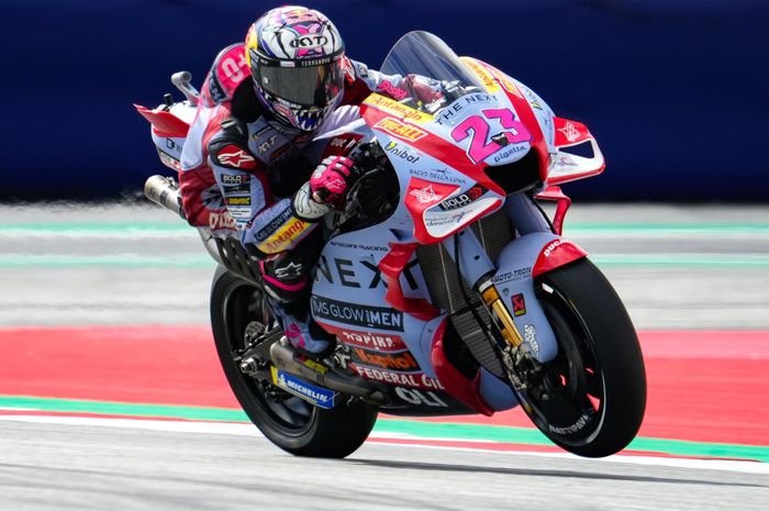 Enea Bastianini untuk pertama kalinya mencetak pole position di MotoGP. Pecundangi dua pembalap Ducati pabrikan di hasil kualifikasi MotoGP Austria 2022