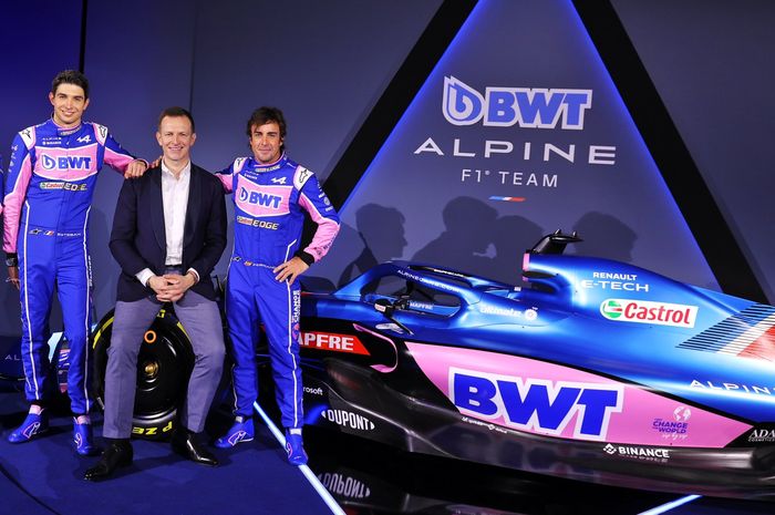 Tim Alpine masih diperkuat Esteban Ocon dan Fernando Alonso untuk musim balap F1 2022