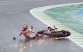 Marc Marquez Crash Dua Kali di MotoGP Prancis 2021, Marah Pada Diri Sendiri