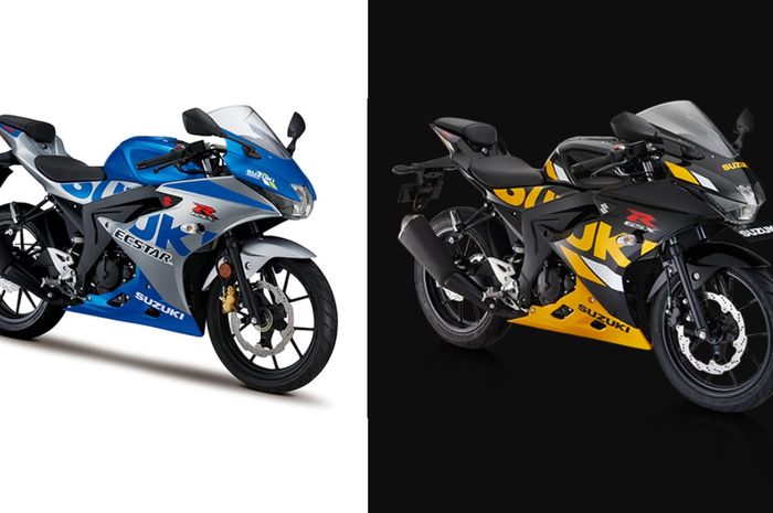 Suzuki GSX-R125 (kiri) dan GSX-R150 (kanan)