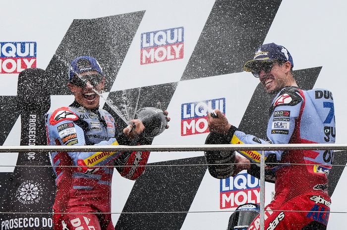Marc Marquez dan Alex Marquez podium di MotoGP Jerman 2024, sudah 27 tahun tak terjadi