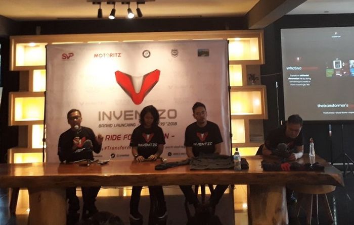 Perwakilan komunitas motor yang juga hadir dalam launching Inventzo