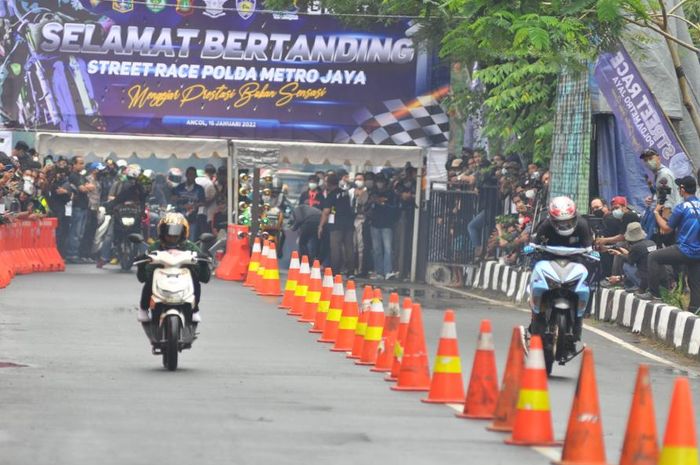 Ilustrasi Street Race Polda Metro Jaya.