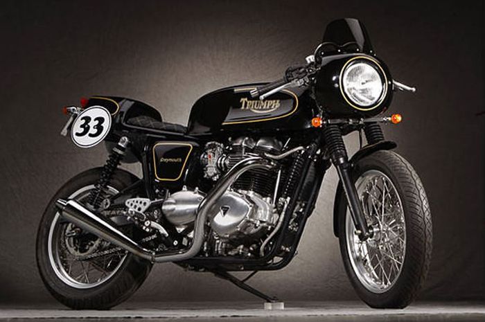 Triumph Thruxton kustom cafe racer dari Jurgen Schnaller, dilansir oleh www.bikeexif.com