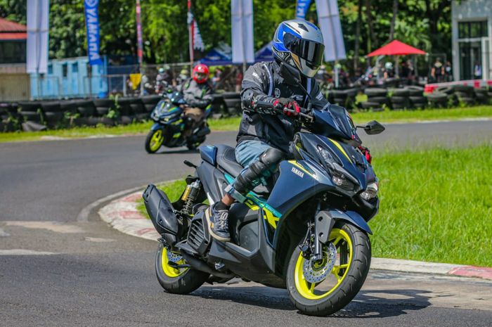 CCU Yamaha Aerox Alpha sudah mengalami improvement 