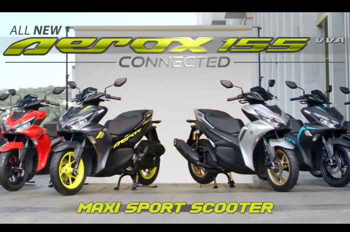 Pilihan warna Yamaha All New Aerox 155 Connencted