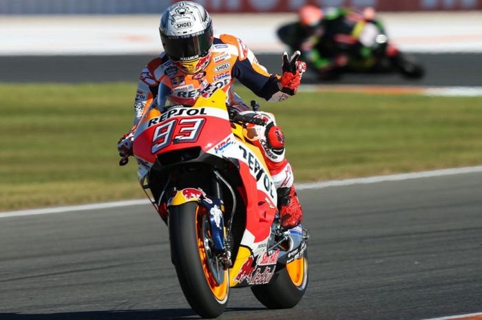 Marc Marquez tercepat di sesi latihan bebas 4 (FP4) MotoGP Valencia