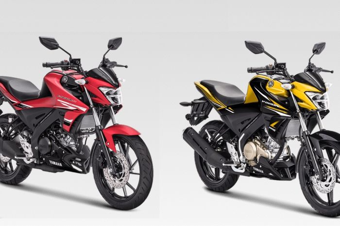 Warna baru Yamaha V-Ixion R (kanan) dan All New V-Ixion (kiri)