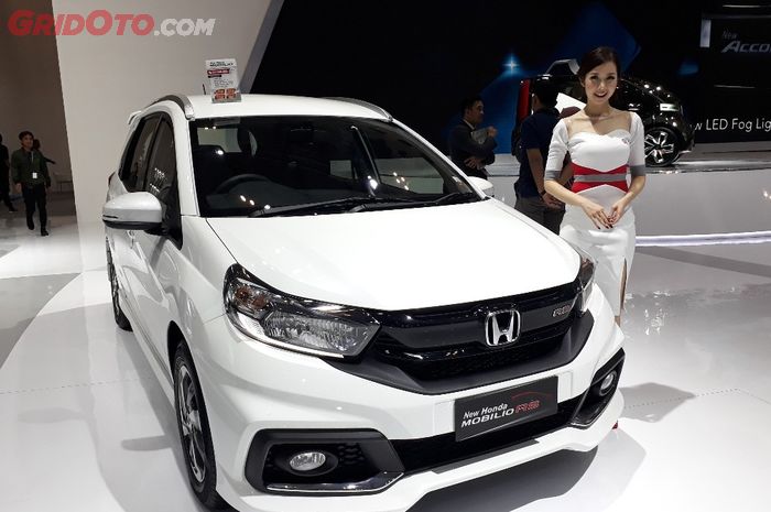 Ilustrasi Honda Mobilio yang ditawarkan dalam pameran GIIAS 2018